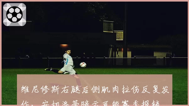 维尼修斯右腿后侧肌肉拉伤反复发作,安切洛蒂暗示可能赛季报销