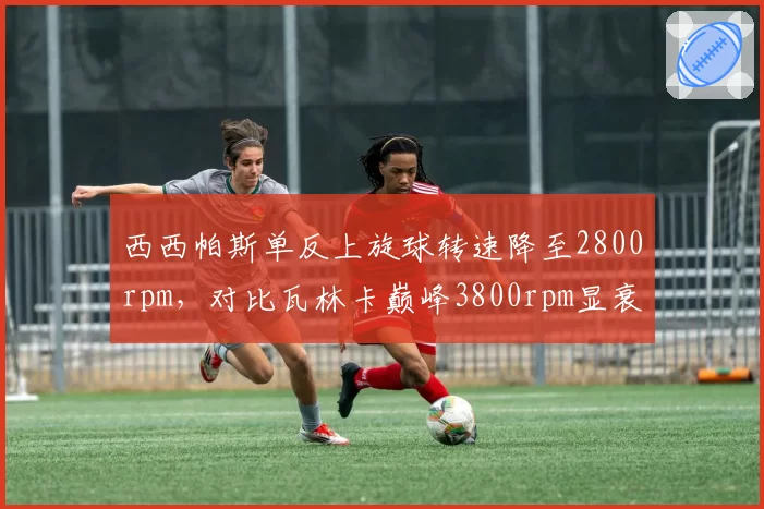 西西帕斯单反上旋球转速降至2800rpm，对比瓦林卡巅峰3800rpm显衰退